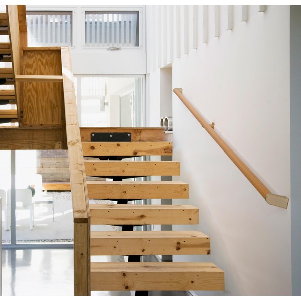 Handrails for Indoor Stairs,Railings，Stairs Handrail，Modern Aluminum Handrail Set, Wall Mounted，Matte