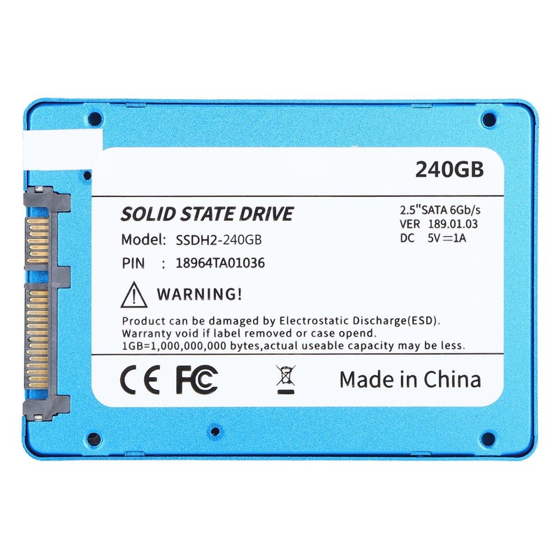 Hsthe Sea 2.5in Drive Blue High Speed Metal Hard Disk