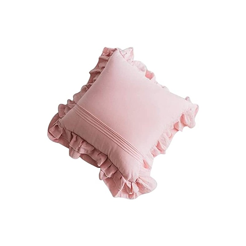 Antique Throw Pillow Case 45*45cm Fashion Pillowcase Ruffle Nordic Shabby