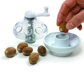 Norpro 775 - Molinillo para nueces y especias duras, para sal roca y pimienta, nuez moscada, jengibre