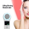 Hot Cold Face Massager Handheld Facial Vibration Massager Red Blue