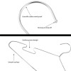 TSY TOOL 30 Pcs of Stainless Steel Wire Coat Hangers