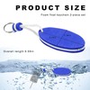 BWBWND 2 PCS Floating Keychains, Oval Foam Key Fob Float