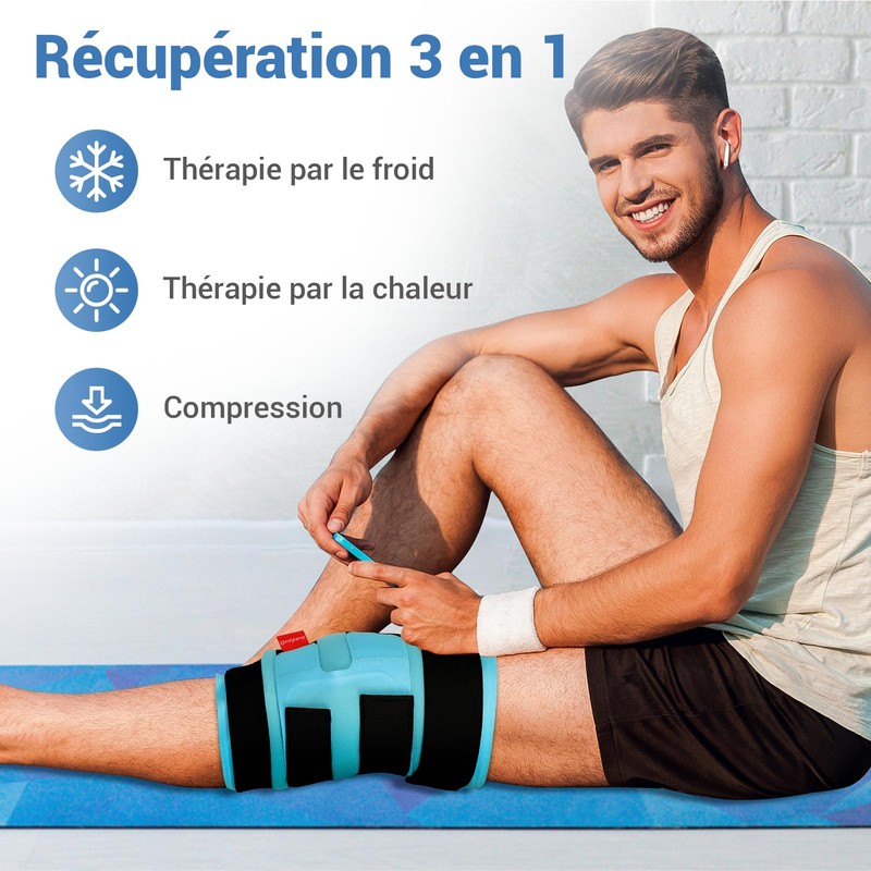 Comfytemp Reusable Ice Packs for Knee Therapy with Cold and