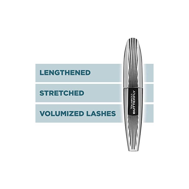 LOreal Paris Voluminous Butterfly Mascara, 867 Black, 0.22 Fluid Ounce