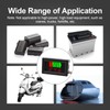 Exqutoo 2Pack DC 12V, 24V, 36V, 48V, 60V Battery Indicator