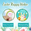 120 Pcs Easter Stickers, 1.5 Inch Easter Happy Sticker,Easter Stickers