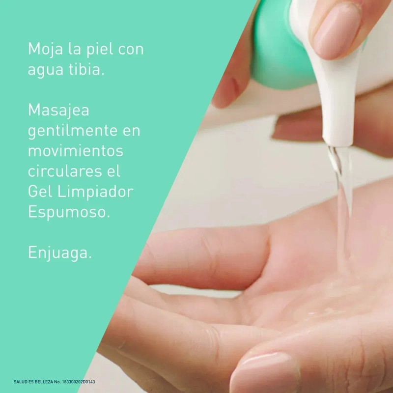 Gel Limpiador Espumoso Cerave Piel Normal A Grasa 236 Ml-2ps