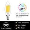 Beonllay E14 LED Bulb Dimmable 60W Equivalent 2700K Warm White,