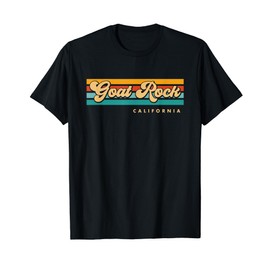 Vintage Sunset Stripes Goat Rock, California T-Shirt