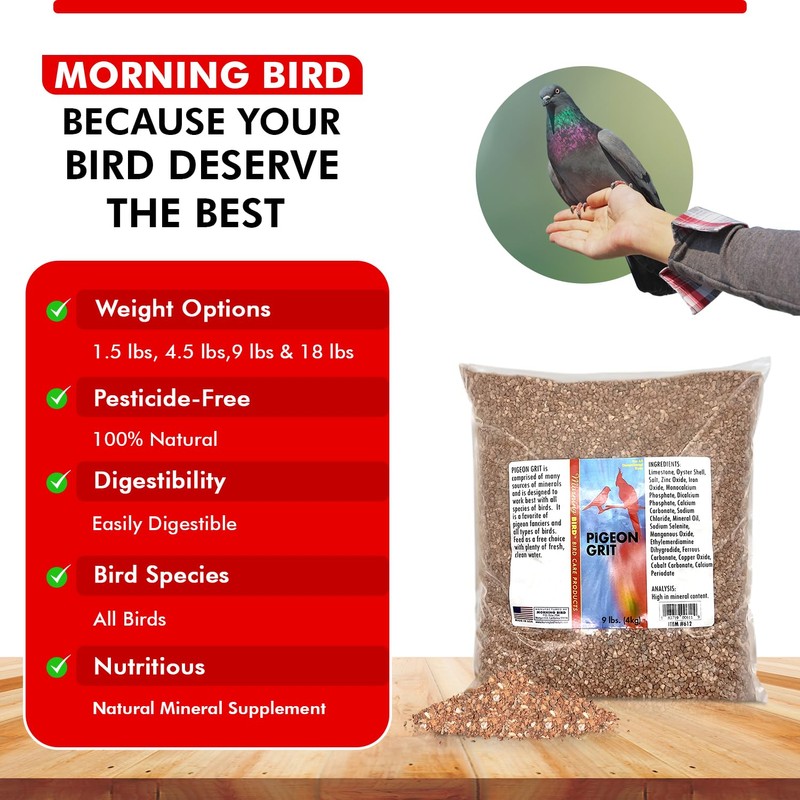 Morning Bird Pigeon Grit - Healthy & Nutritious Bird Food