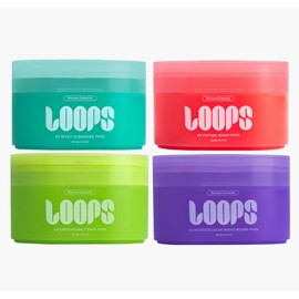 LOOPS Milky Cleanser Travel Pads – Gentle Cleansing Formula (12 Pads)