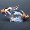 Bunny Rabbit Hare Figurine of Hand Blown Glass