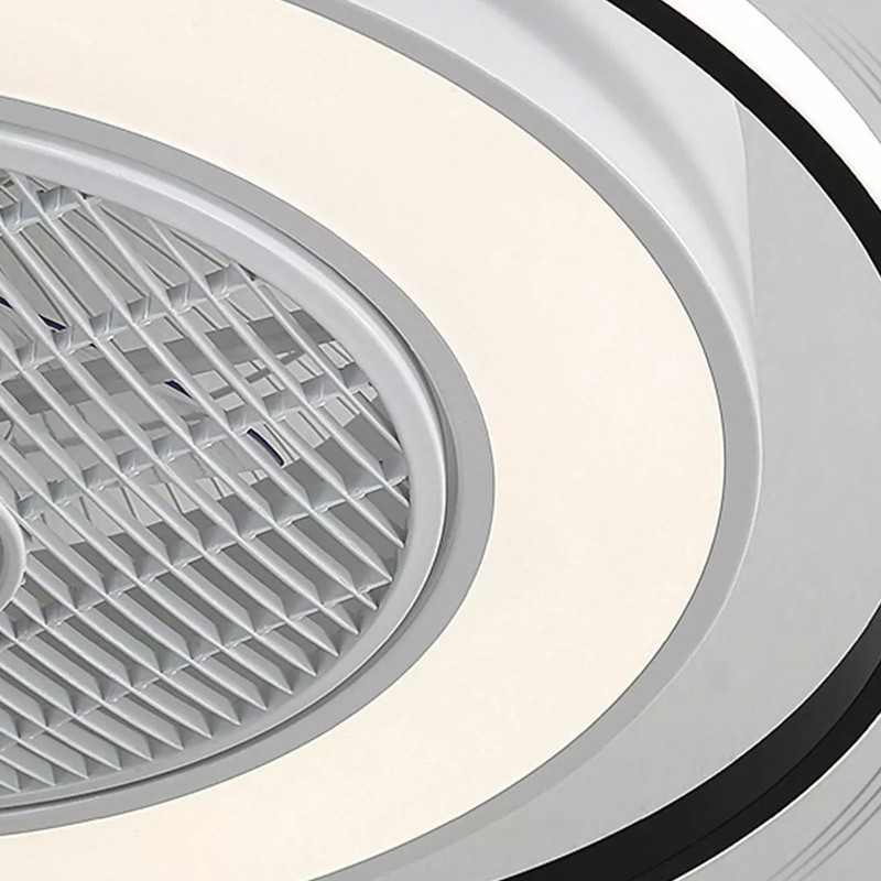 LYNICESHOP 23" Modern Acrylic Ceiling Fan Light Round LED Dimmable