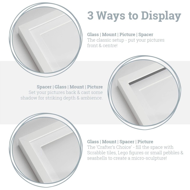 Nicola Spring 10pc Picture Photo Mounts Set - To Fit