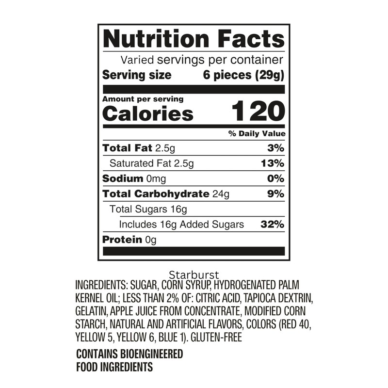 Assortit 1.5 lb Candy Mix Starburst, Tootsie Roll, Dots, Fruit