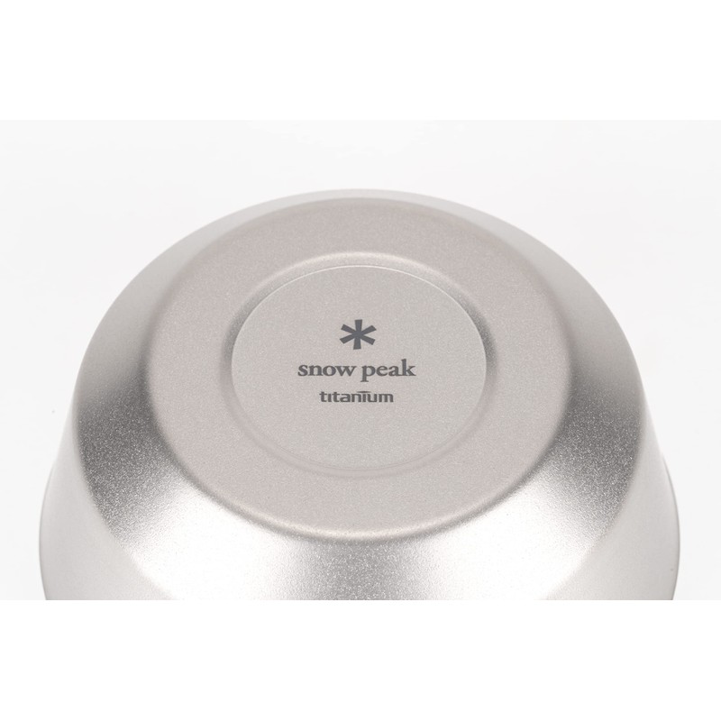 Snow Peak Titanium Double Bowl 600 TW-241 Camping Outdoor Bowl,