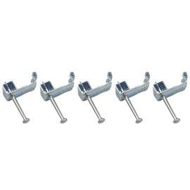 Clip 4 Fire 2.5mm Metal Fire Resistant Steel Cable Clip Compliance to 18th Edition Pack of 5