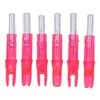 6Pcs Lighted Arrow Nocks High Visibility High Light Transmittance Waterproof