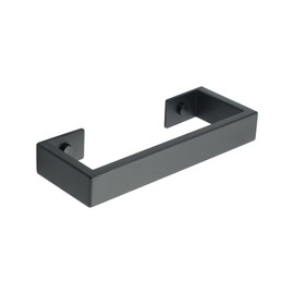 Mooche Towel Rail Black Wall Mounted, Bathroom Towel Holder, SUS304 Stainless Steel Towel Bar, 20CM Towel Holders for Bathrooms, Kitchens, Toilets, and Living Rooms