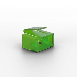 Lindy 20 x RJ-45 Port Blockers Without Key - Green (40473)