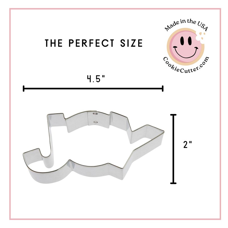 Foose Brand JOY Cookie Cutter 4.5 Inch –Tin Plated Steel
