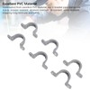 Generic 30 Pcs PVC Pipe Straps for 1/2 Inch Conduit