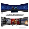 Reversible Wrestling Action Figure Backdrop Dioramas for WWE Wrestling Action