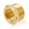 nutmanel Reducer Reducer 3/4 to 1/2 Inch Brass Pipe Connection