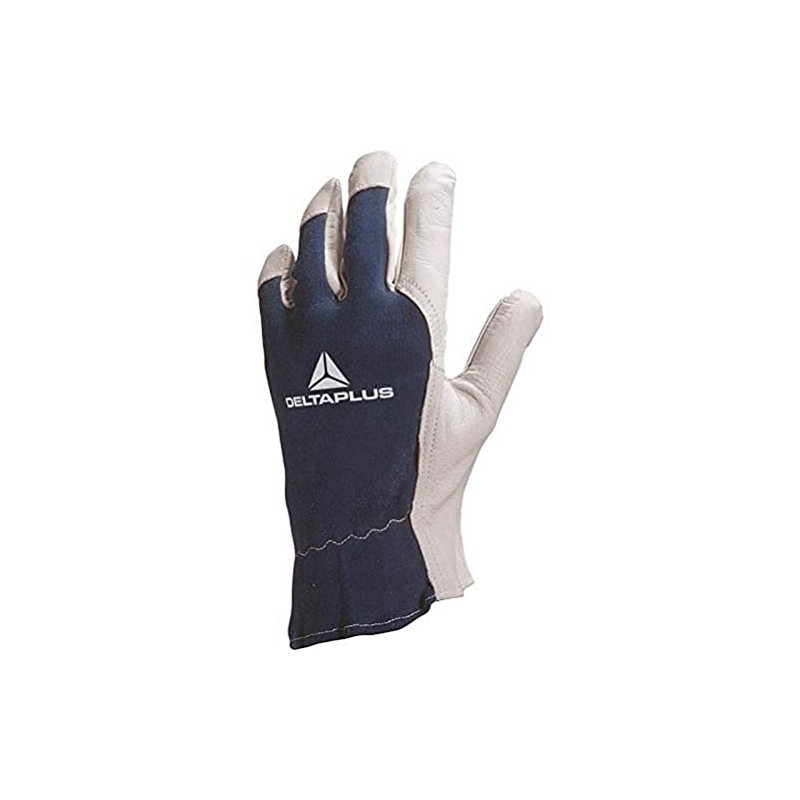 Delta Plus Mens Ct402 Goatskin Leather Glove / Jersey Back
