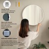 Sunniry White Circle Mirror, Round Mirror 20 inch, White Round