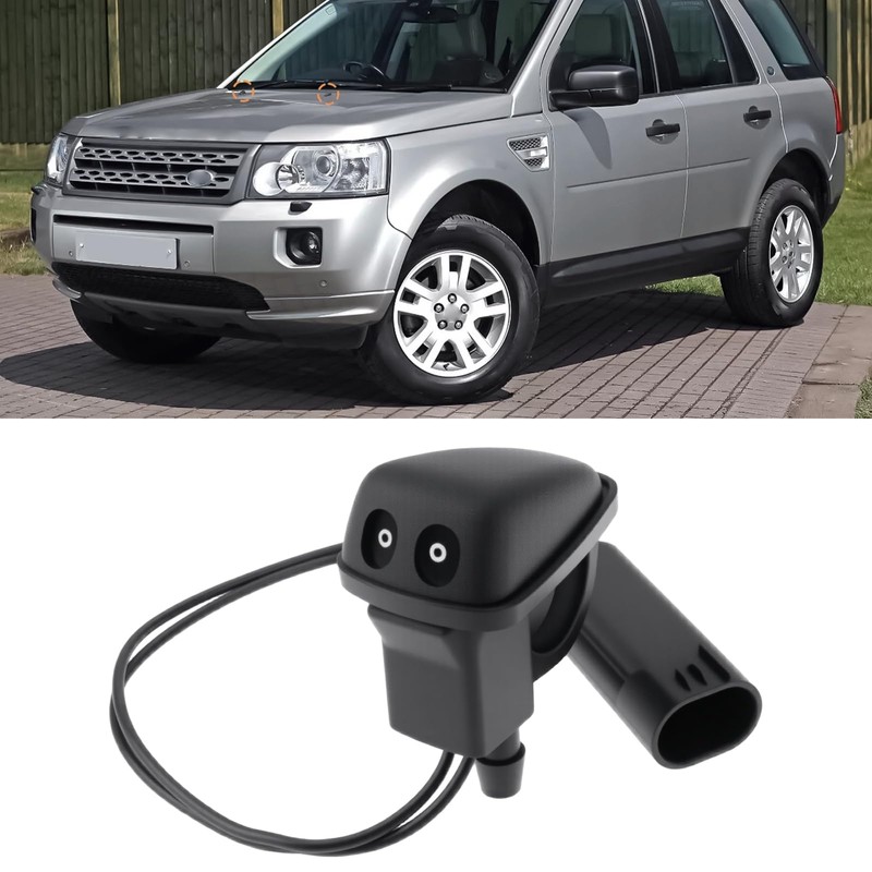 VGOL Car Front Windshield Heated Washer Nozzle Lr048708 Compatible With