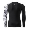 HUGE SPORTS Men's Long Sleeve Rash Guard UPF 50+ UV