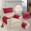 FANSU Armchair Protector for Recliner Chair with Armrests, Armchair Cover