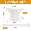 DGMI Pack of 4 Bed Sheet Holders with Closure Strips,