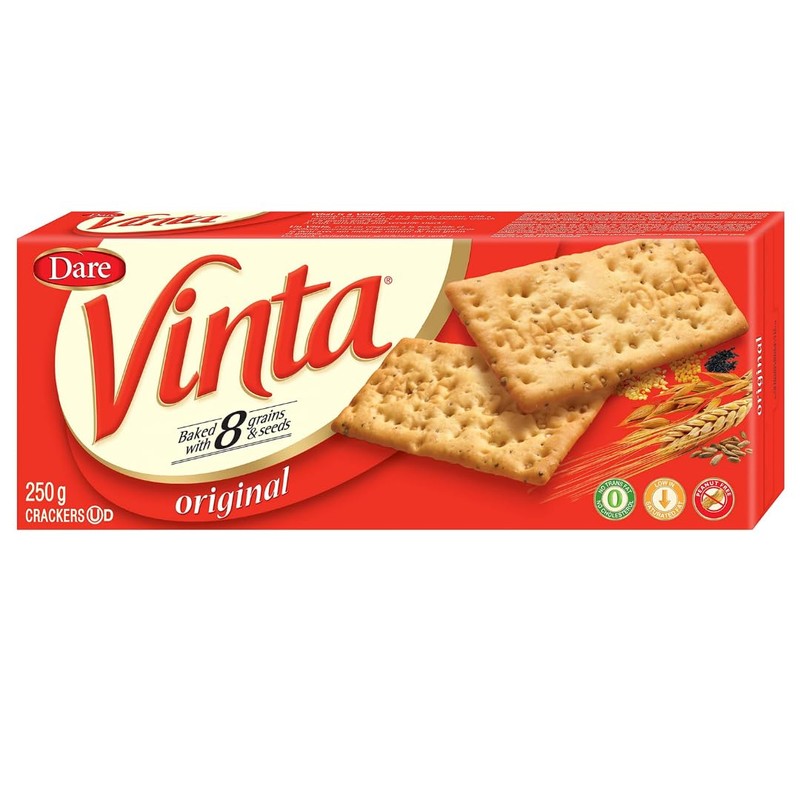 Dare Cracker Vinta Crackers Snacks 7.9 Oz Box 223 Gram