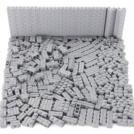 Feleph 260 Pieces Masonry Bricks Set Multicolored Building Blocks for Wall MOC Parts and Pieces Diverse Bulk Toy Set Compatible with Major Brands