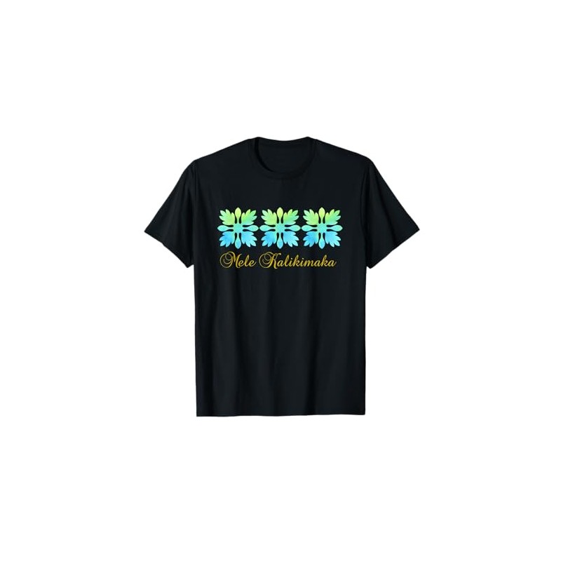 Mele Kalikimaka Merry Christmas on Hawaii T-Shirt, black