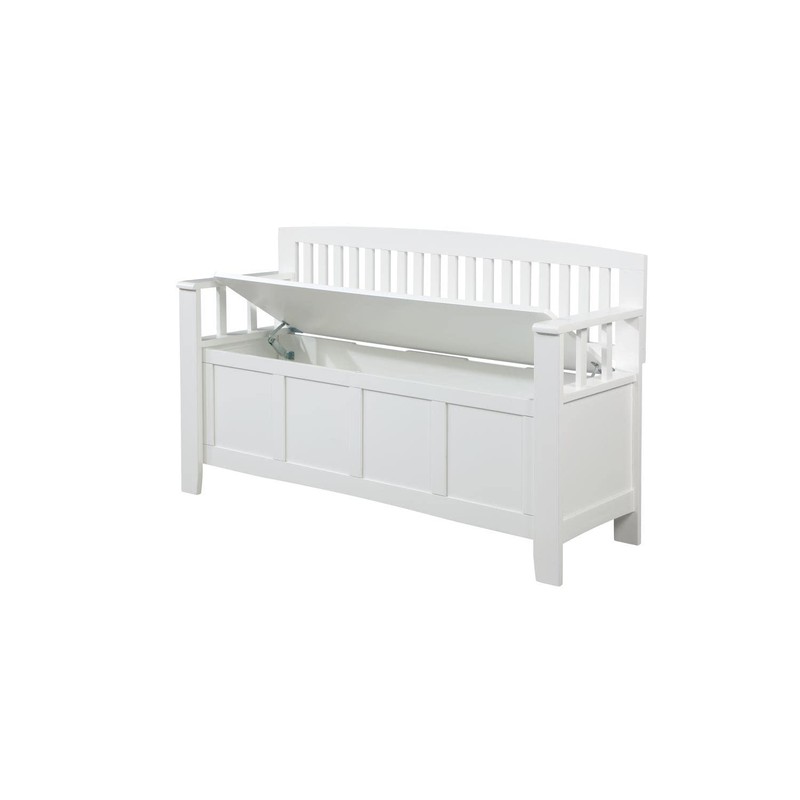 Linon Cynthia Storage Bench White