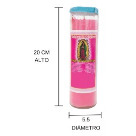 CEB 4 Veladoras Esotéricas Virgen De Guadalupe
