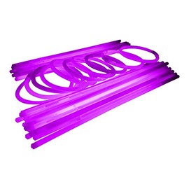 Glowtopia 8 inch Glow Stick Bracelets + Connectors - Premium Glowsticks from (100 Pack, Pink)