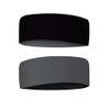 Simple Sports Headband - Sustainable, Double-Sided, Seamless, Elastic (Black &