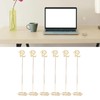 6pcs Metal Wedding Table Numbers Rust Prevention Thickened Tall Table