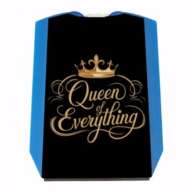 Golden Crown Queen of Everything Parking Disc Funny Ice Scraper with Shopping Trolley Token for Queen of the Road