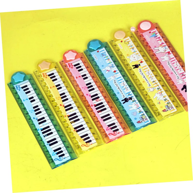 Operitacx 10pcs 30cm Piano Ruler Convenient Kids Ruler Convenient Children