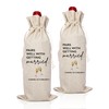 TIRYWT Wedding or Engagement Wine Bag, Honeymoon Gifts for Couple,