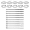 Intake Manifold Bolts Stainless Steel Corrosion Resistant Replacement for Chevy