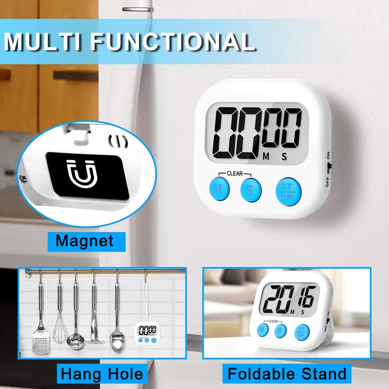 ZILLEEN Classroom Timer for Kids Teachers 2 Pack Digital Timers,