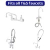 OasisFlow Hot Side Handle Stem Assembly Replacement Fits T&S Faucets,