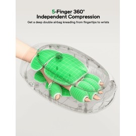 Medisana Hand Massager for Arthritis and Carpal Tunnel, 6 Modes 6 Intensities Hand Massager with Heat and Compression, LED Display Hand & Wrist Massager, Gift for Women/Men, Office & Home Use